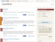 Tablet Screenshot of beachflute.teachforus.org