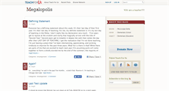 Desktop Screenshot of megalopolis.teachforus.org