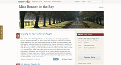 Desktop Screenshot of missbennettinthebay.teachforus.org