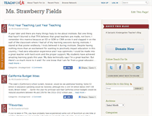 Tablet Screenshot of missstrawberryfields.teachforus.org