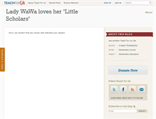 Tablet Screenshot of ladywawa.teachforus.org