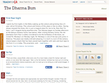 Tablet Screenshot of dharmabum.teachforus.org