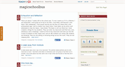 Desktop Screenshot of magicschoolbus.teachforus.org